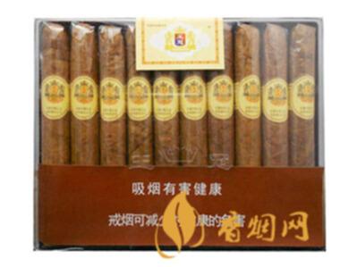 王冠雪茄10支装多少钱 王冠雪茄烟价格表图一览