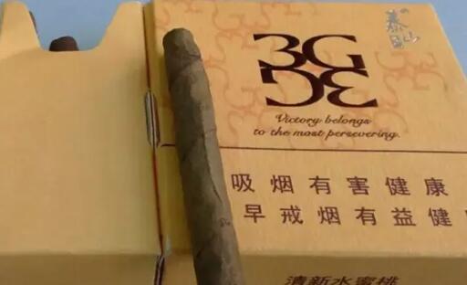国产雪茄烟(泰山3G水蜜桃)价格表图 泰山3g水蜜桃多少钱