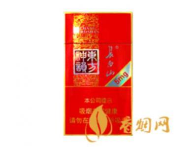 长白山香烟细支多少钱一包 长白山香烟价格表一览