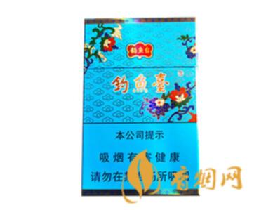 钓鱼台84mm细支价格多少钱一包香烟价格表图